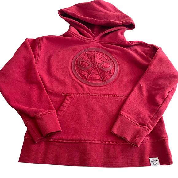 GAP Other - Gap Kids & Marvel Red Spiderman Sweatshirt Hoodie size 8